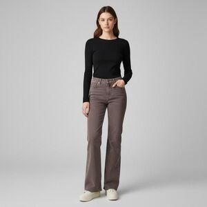 YFB Young Fabulous & Broke Flare Leg Jeans
Mauve Brown color Sz Small S New